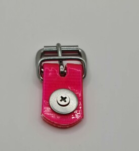 1 Stück TK Schnalle mit Dorn pink